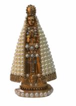 Nossa Senhora Aparecida Ouro Com Perola