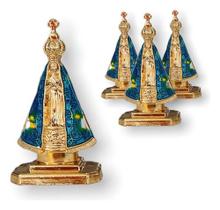 Nossa Senhora Aparecida Para Carro Com Dupla Face 5cm Nossa Senhora Aparecida Para Carro Com Dupla Face 5cm