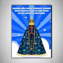 Nossa Senhora Aparecida Placa Decorativa Religiosa 30X20 Cm