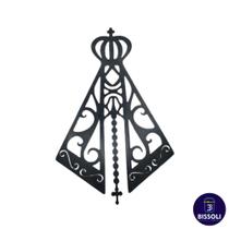 Nossa Senhora Aparecida Vazado 20cm - Arte Religiosa Decorativa