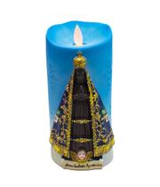 Nossa Senhora Aparecida Vela 17.5cm - Enfeite Resina