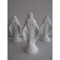 Nossa Senhora das Graças 20cm Gesso Cru para mesa casamentos, batizados Nossa Senhora das Graças 20cm Gesso Cru para mesa casamentos, batizados