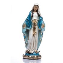 Nossa Senhora das Graças Dourada - Gesso Resinado 30 cm