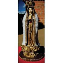 Nossa Senhora de Fátima Pérolas 30 cm Nossa Senhora de Fátima Pérolas 30 cm