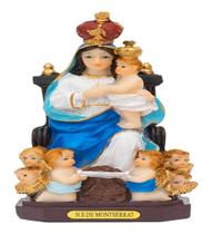 Nossa Senhora De Monte Serrat 14cm - Enfeite Resina Nossa Senhora De Monte Serrat 14cm - Enfeite Resina