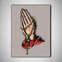 Nossa senhora desenho Placa Decorativa Religiosa 30x20 cm