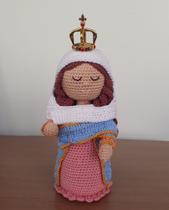 Nossa Senhora do Caravaggio em amigurumi