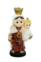 Nossa Senhora Do Carmo Pequena Infantil 8cm - Enfeite Resina Nossa Senhora Do Carmo Pequena Infantil 8cm - Enfeite Resina