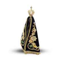Nossa Senhora Em Resina De Resina Com Manto E Coroa 36cm - Divinário