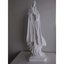 Nossa senhora Fátima 65 cm gesso Cru para pinturas , perolar , abençoar seu lar