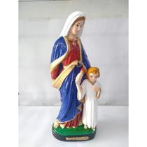 Nossa Senhora Maria passa na Frente 30 cm pintadas para Abençoar seu Lar Nossa Senhora Maria passa na Frente 30 cm pintadas para Abençoar seu Lar