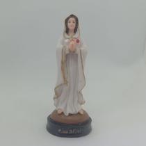 Nossa Senhora Rosa Mística - 15cm, Imagem Resina Nacional
