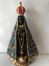 Nossa Sra Aparecida 15cm trabalhada em resina Nossa Sra Aparecida 15cm trabalhada em resina