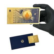 Nota Cédula Ethereum ETH Criptomoeda Edição Colecionável Hold Crypto Nota Cédula Ethereum ETH Criptomoeda Edição Colecionável Hold Crypto