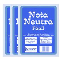 Nota Neutra Fácil 213x163mm PT 10 - Tamoio Nota Neutra Fácil 213x163mm PT 10 - Tamoio