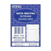 Nota neutra preto c/20 blocos 50 folhas São Domingos