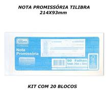 Nota promissoria 50f 20un - tilibra