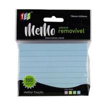 Notas Adesivas 75X100Mm Remóvivel ul 100Und Memo Yes