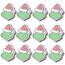Notas adesivas de Natal Demonwer, 48 peças, almofadas fofas de 7,5 x 7,5 cm