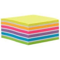 Notas Adesivas em Cubo Neon Molin - 400 Folhas