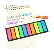 Notas Adesivas Fluorescentes Autoadesivas 200 Folhas Marcador De Livro Papel Adesivo Para Estudantes