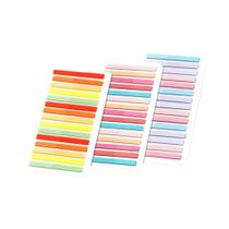 Notas Adesivas Fluorescentes Coloridas Transparentes 3000 Folhas Marcadores De Página Para Material