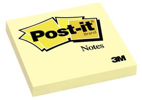Notas adesivas originais, 7,6 x 7,6 cm, amarelo-canário, 12 blocos com 100 folhas por pacote Notas adesivas originais, 7,6 x 7,6 cm, amarelo-canário, 12 blocos com 100 folhas por pacote
