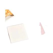 Notas Adesivas PET Multicoloridas À Prova d'Água 50 Folhas Bloco De Notas Autoadesivo Para Escola