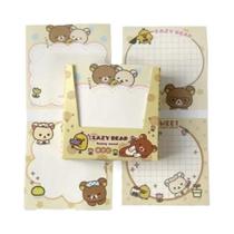 Notas Adesivas Rilakkuma Urso Fofo 200PCS Em Caixa Papel De Mensagem Cartoon Para Escritório