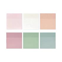 Notas Adesivas Transparentes Pastel 300 Folhas 3x3 Polegadas 6 Cores Suprimentos Para Bíblia,