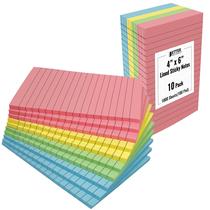 Notas adhesivas Better Office Products 4x6 cm 500 hojas 10 blocs Notas adhesivas Better Office Products 4x6 cm 500 hojas 10 blocs