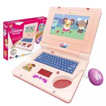 Notbook Laptop Interativo Infantil De Criança Educativo com Som E Luzes - BBLK