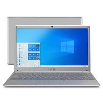 Notebook 14" Ultra Core i3, 4Gb, HD 1 Tb, Windows 10 Home, Prata, UB421 MULTILASER