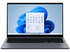 Notebook 15.6" Samsung Galaxy Book4 Core I5-1335U 13ª Geração, Memória 8GB, SSD 512GB, Windows 11, NP750XGJ-KG3BR SAMSUNG Notebook 15.6" Samsung Galaxy Book4 Core I5-1335U 13ª Geração, Memória 8GB, SSD 512GB, Windows 11, NP750XGJ-KG3BR SAMSUNG