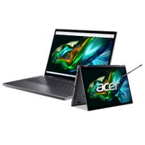 Notebook 2 em 1 Acer Aspire 5 Spin Touch Ultrafino i5 13Gen Windows 11 Home 8GB 512GB SSD 14" WUXGA