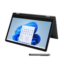 Notebook 2 em 1 Positivo Duo C4128B-3 Intel Celeron Windows 11 Home 11,6" - Cinza Escuro - Inclui Microsoft 365*