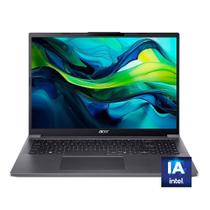 Notebook Acer Aspir 16 A16-71MT-75Z5 Core Ultra 7 155U 16GB RAM 512GB SSD W11 16” WUXGA touchscreen