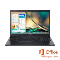 Notebook Acer Aspire 3 15.6 HD Celeron N4020 128 SSD 4GB Windows 11 Home + Assinatura Office 12 meses - A315-34-C2BV