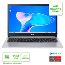 Notebook Acer Aspire 5 15,6" Fhd A515-45-r6bl/ Amd R7-5700u/ 8gb/ 512gb Ssd/ Linux