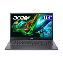 Notebook Acer Aspire 5 A515-57-55B8 Intel Core i5 12º Geração 8GB RAM 256GB SSD (UHD) 15.6" LED Full HD TN 60hz Cinza aç