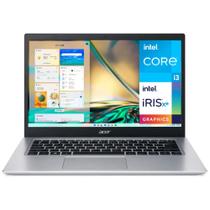 Notebook Acer Aspire 5 Intel Core i3 1115G4 4.10Ghz 11ª Geração 8GB DDR4 256GB SSD 14" Full HD Windows 11 A514-54-397J