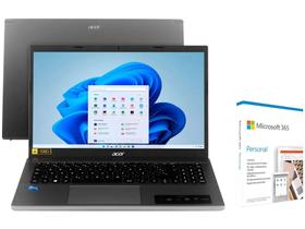 Notebook Acer Aspire 5 Intel Core i5 8GB RAM - 512GB SSD 15,6” + Microsoft 365 Personal Office
