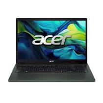Notebook Acer Aspire Go 15 i7-13620H 16GB DDR5 SSD 512GB 15.6” FHD Windows 11 Pro - Verde Escuro