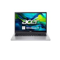 Notebook Acer Aspire Processador i3, 8GB RAM, 128GB SSD, Tela 14 FHD, Windows 11, Prata