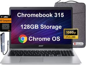 Notebook Acer Chromebook 315 15.6" FHD - Intel Celeron, 4GB/128GB