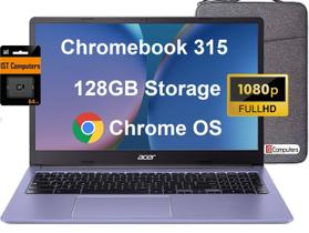 Notebook Acer Chromebook 315 15,6" FHD - Intel Celeron 4GB/128GB