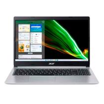 Notebook acer ryzen 5-5500u 8gb ssd 256gb 15,6 win11 prata