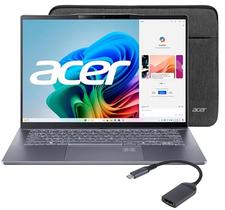 Notebook acer swift 14 ai sf1411t x3rz 14.5 qualcomm snapdragon x elite x 1e78100 16gb ram 1024gb ssd steel gray