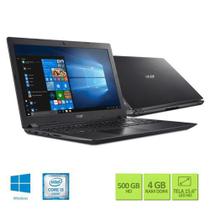 Notebook Acer Windows 10 Intel Core i3 4GB RAM HD 500GB 15.6" - A315-51-347W