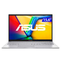 Notebook ASUS 15.6P I5-1334U 8GB 256GBSSD W11 - X1504VA-NJ1738W Prata Bivolt